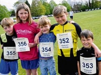 Runners have fun on Headley streets