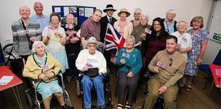 Patriotic folk mark VE Day anniversary