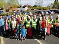 Litter-pickers give village a spring clean