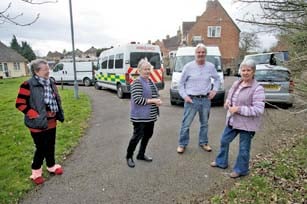 Residents protest at ambulance parking