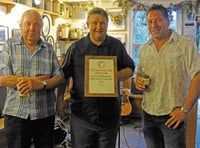 Railway raises glass award to hat-trick