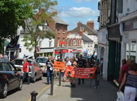 A protest against the badger cull