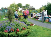 Sun shines on  Kilgetty garden fayre