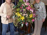 Colourful displays at flower festival