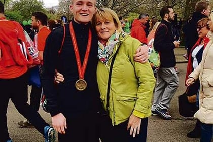 Paul completes marathon in fitting tribute to his late father