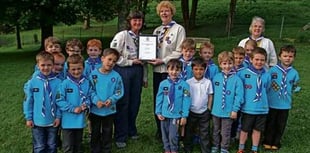 Liz's 40 years’ service for Launceston Scouts recognised