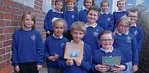 Windmill Hill Academy pupils Leon Harvey and Jack Mullen become young authors thanks to book making project