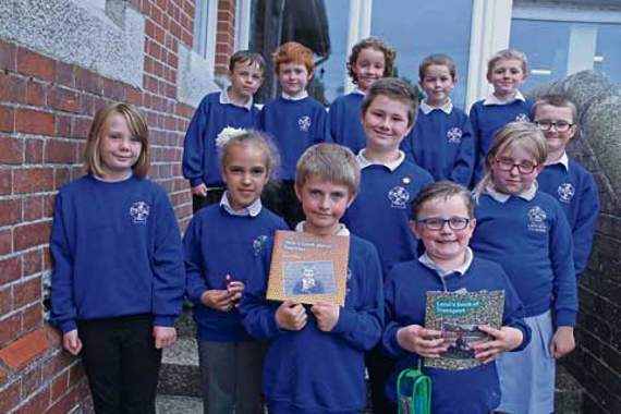 Windmill Hill Academy pupils Leon Harvey and Jack Mullen become young authors thanks to book making project