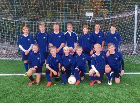 Holsworthy Community College's Year 8 football team advance in the Devon County Cup