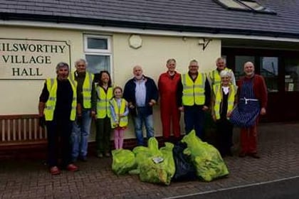 Good support for village clean up