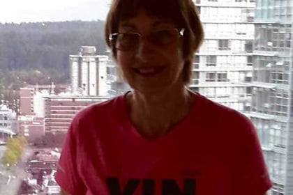 Vin takes on her ninth marathon to raise funds for community centre