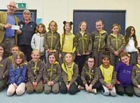 1st Camelford Brownies get a welcome surprise