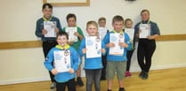 Proud scouts receive awards