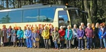 First coach trip after lockdown for flower and garden group