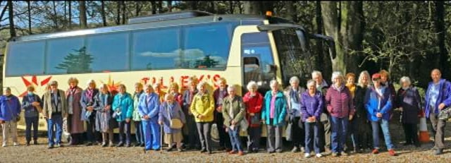 First coach trip after lockdown for flower and garden group