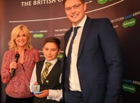 Jago, 11, receives The British Citizen Youth Award