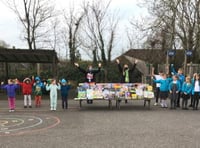 Children work to gift presents