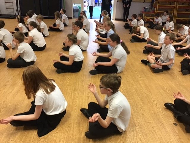 St Stephens Community Academy take a moment to meditate