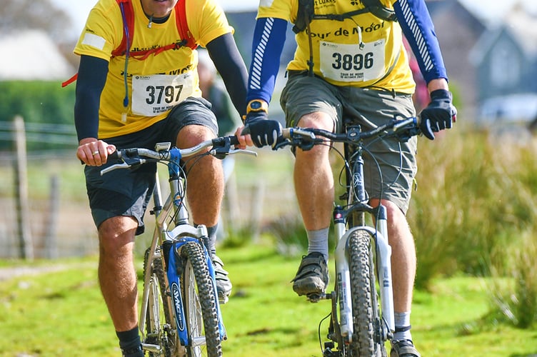 Caption - Cyclist's taking part in the St Luke's Tour de Moor 2021 event.



Copyrighted photo by Paul Slater Images Ltd  - Tel 07512838472.