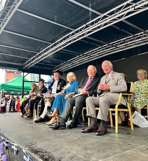 A Royal visit to town’s market 