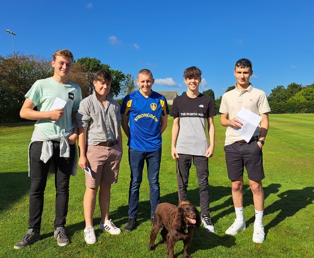 Shebbear College pupils celebrate excellent results