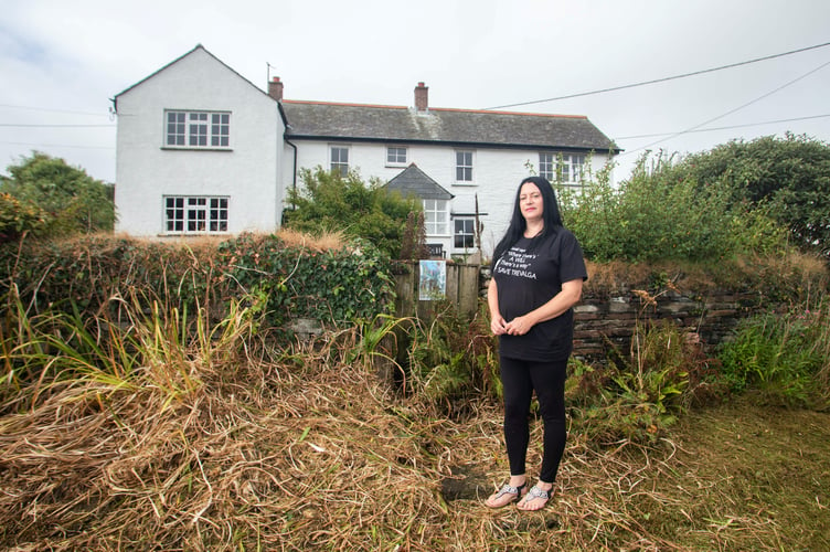 Resident Jess Frohlick at her olf home in Trevalga, Cornwall. See SWNS story SWLNtrevalgar. Residents facing eviction from one of the final Cornish communities untouched by second homes have vowed to win the 'Battle of Trevalga' said do 'whatever it takes' to stop its sale. The manor of the historic parish of Trevalga is Cornwall is home to just - but has won the support of thousands who are fighting to preserve its future. Trustees have engaged Savills to market the manor and sell it off for a guide price of Â£15.8 leaving the future of those who have lived there for decades uncertain. But a row has broken out as residents claim the sale is against the wishes of ....... who left it in his will with the intention to 'preserve it' for future generations.  