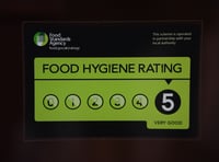 Cornwall restaurant given new food hygiene rating