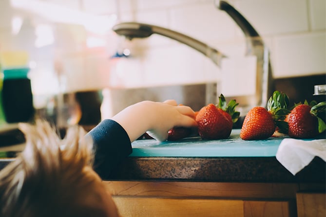 Stock photo for children food hardship poverty healthy eating