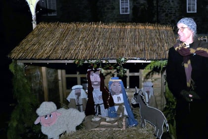 First Nativity scene at St Stephen’s