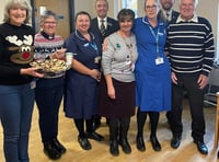 Carols enjoyed by staff and patients at Stratton Hospital