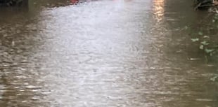 Driver rescued from flood water between Holsworthy and Hatherleigh 