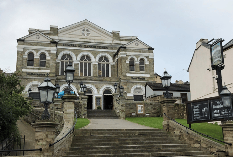 Chapel an Gansblydhen in Bodmin that was completed in 1840 and could seat 900 people. It closed for worship in 2006 and became a pub before closing a few months ago