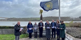 Torridge Council fly flag for Commonwealth Day