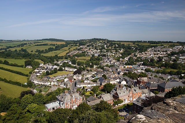 Launceston from the air