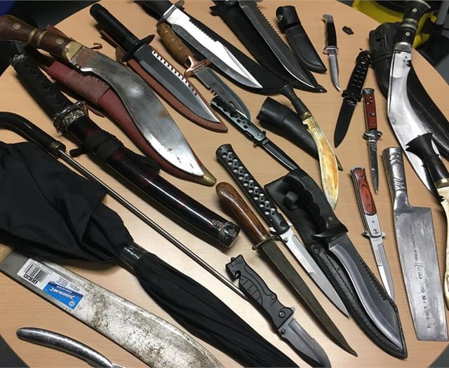 Devon and Cornwall Police knife arch to help tackle knife carrying
