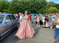 Year 11s celebrate at the Callington Community College Prom