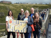 Tintagel Castle celebrates its one millionth visitor 