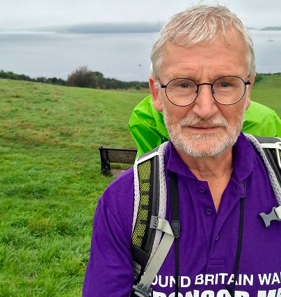 University lecturer completes latest leg of coastal charity walk