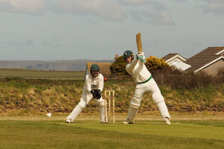 Ryan Pooley batting for Tintagel last season.