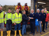 Thousands donated to RNLI by Bude Rotary Club