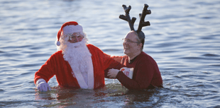 South West Water wants to warn you if your Santa swim is safe