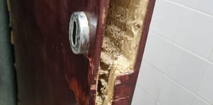 Vandal hit public toilets closed until further notice