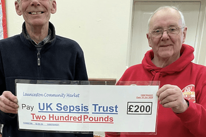 Launceston market supports sepsis trust 