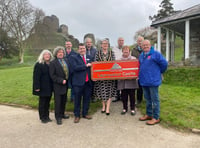 Railway circle presented with locomotive nameplate 