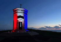 Bude's Storm Tower illuminated in D-Day tribute
