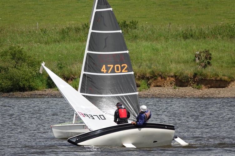 Sailing at Upper Tamar Lake on June 16.