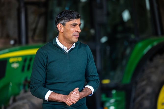 Rishi Sunak visits Chuggs Farm