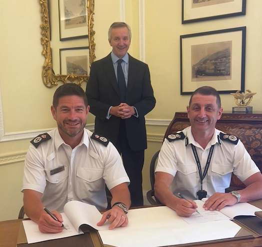 Devon & Cornwall Police sign twinning agreement 