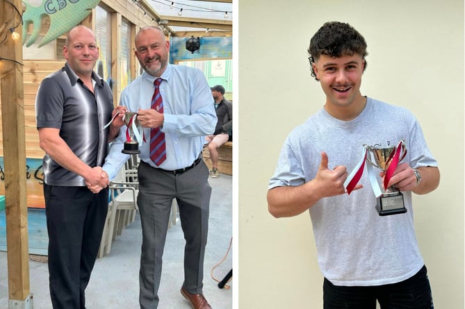 Andrew Sillifant and Harvey Cholwill, Bude RFC.