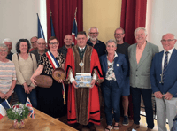 Towns celebrate half a century of twinning with anniversary visit 